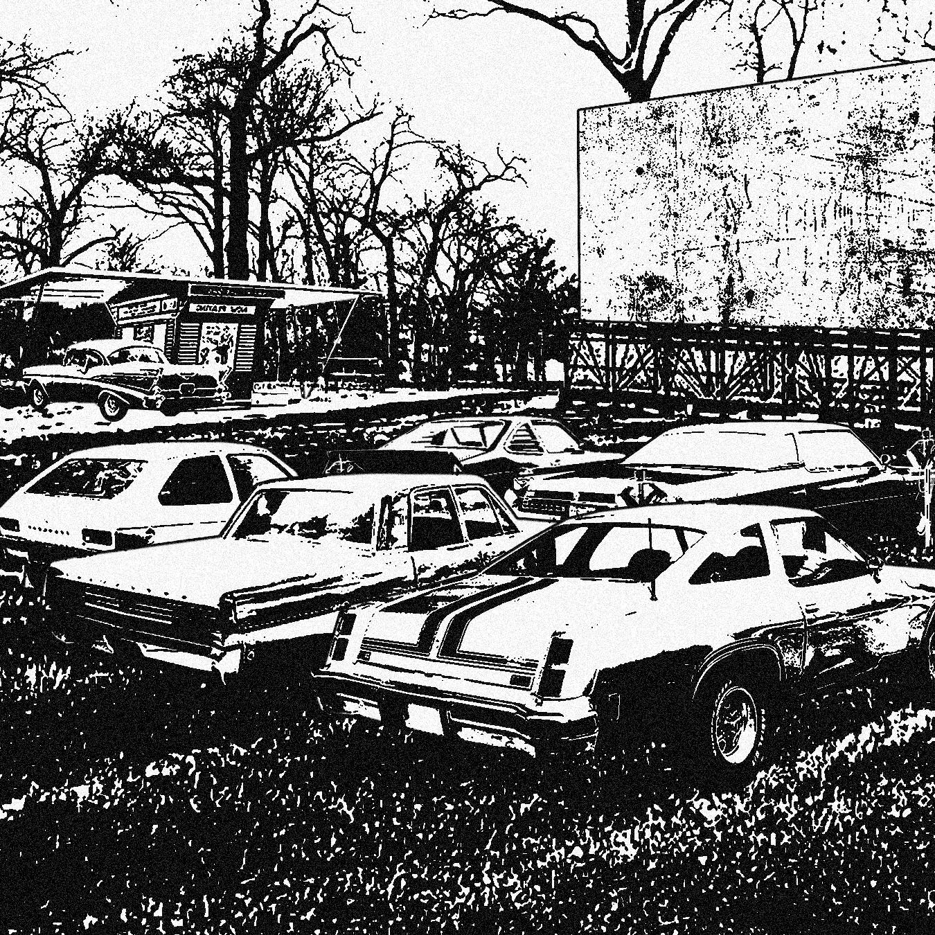 Illustration of drive through