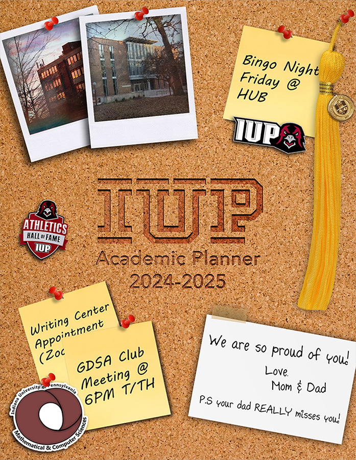 IUP Academic Planner Cover Design - Second Year Alternative